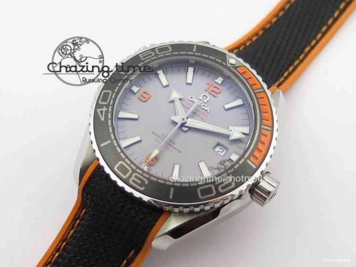 0313 UrbanStyle Planet Ocean 2016 43.5mm SS OM 1:1 Best Edition Gray Dial On Black Nylon Strap A 8168